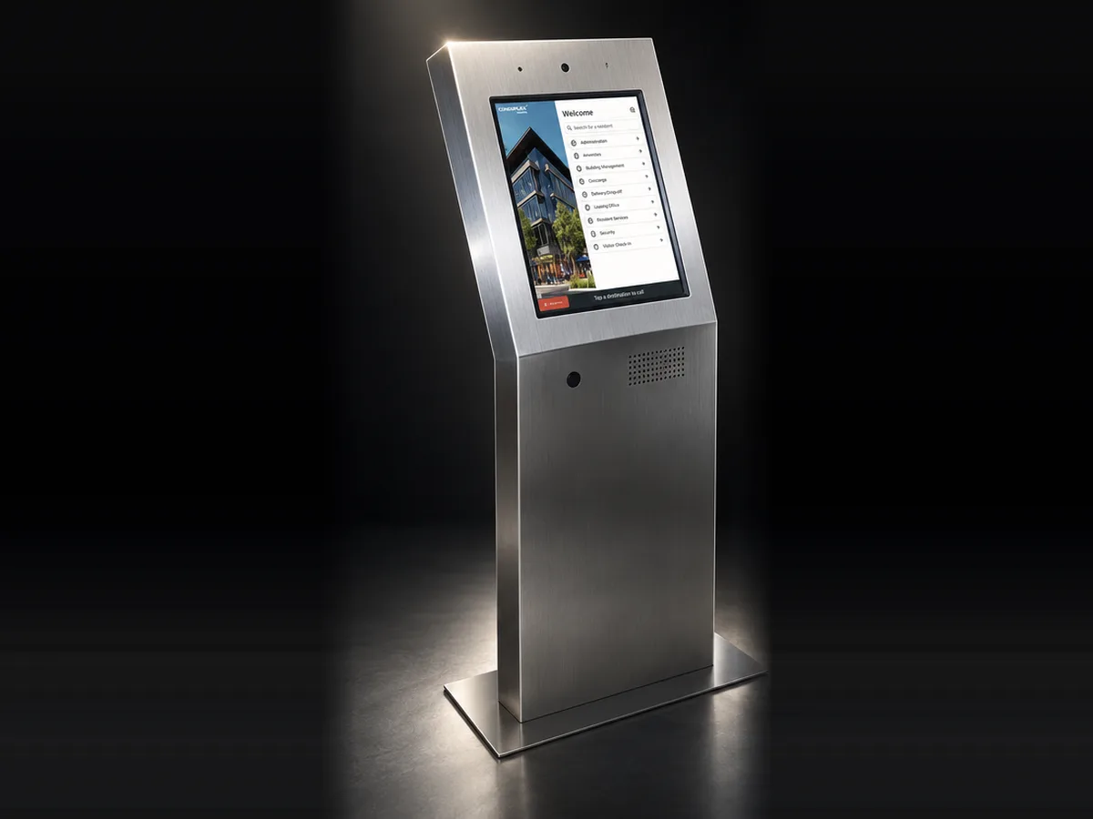 Condoplex EP1040AP angled pedestal entry phone