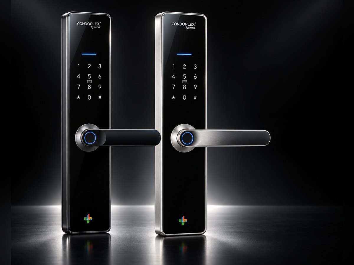 Condoplex SDL3100 SMART mortise door locks with keypad and lever handle