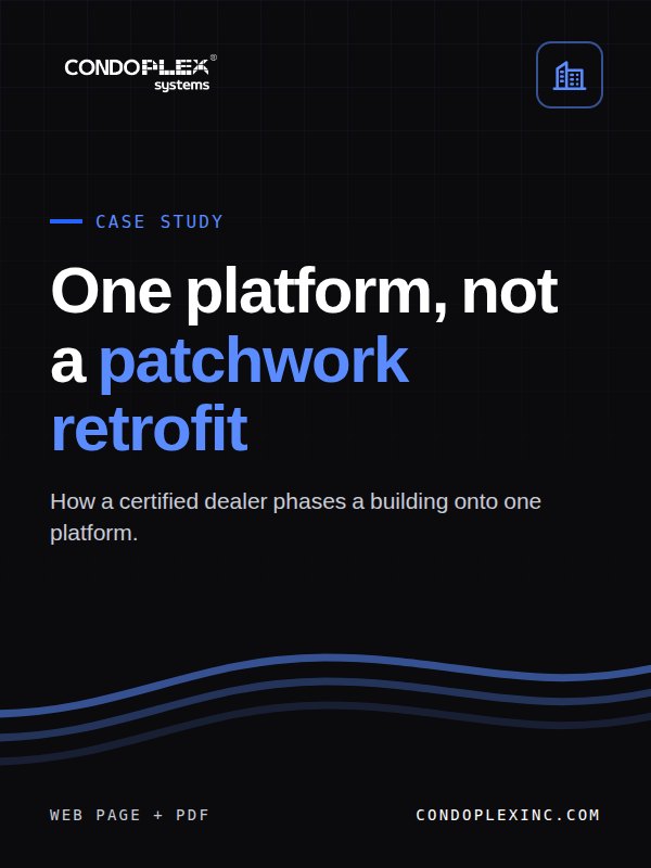 One platform, not a patchwork retrofit case study cover