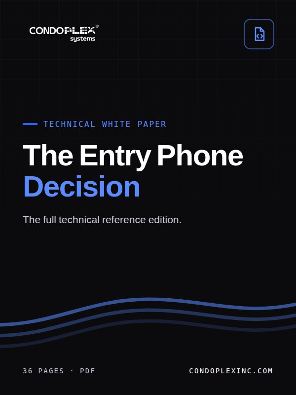 The Entry Phone Decision technical white paper cover